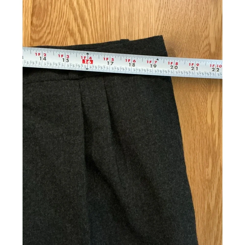Givenchy Monsieur 100%‎ Wool Charcoal Pleated Dress Slacks Size 40R